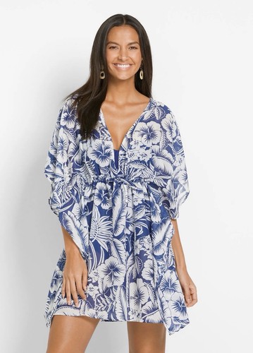 Damen strandtunika transparent - strandtunika,