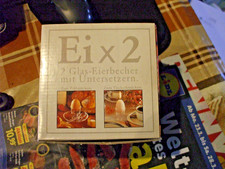 Ei x 2  2 Glas- Eierbecher mit