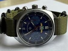 POLJOT CHRONOGRAPH HERRENUHR HANDAUFZUG, STURMANSKIE DATUMSANZEIGE - 3133 -