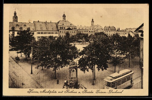 Hanau marktplatz mit - hanau,,