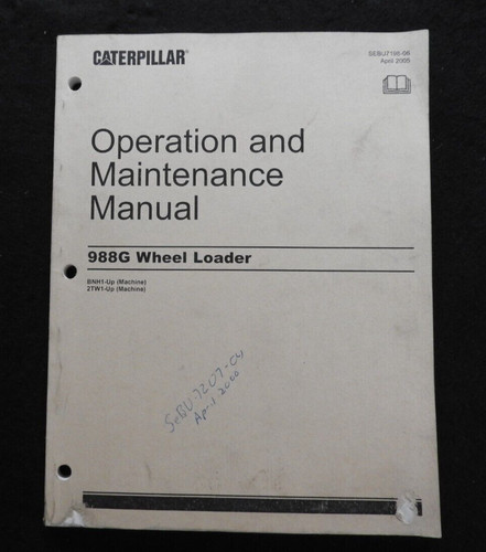 Original caterpillar 988g - caterpillar, rad