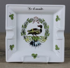 Porcelaine d'Auteuil Paris Chambord Le Canard Aschenbecher Ascher 13,7 cm