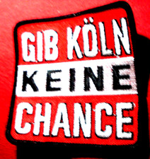 Anti aufnäher gib - -, köln
