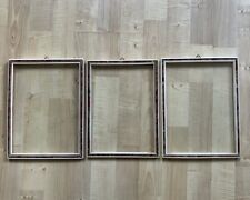 3x Bilderrahmen Konvolut Kunststoff Sammlung Gemälde Bild Bunt Acryl 50er Jahre