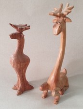 Holzfigur "Funny Animals" Elch