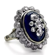 Diamant rosen ring gold - diamant,