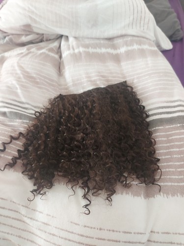 Haarteil dunkelbraun locken - haarteil,