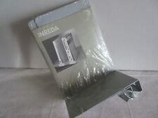 Ikea Inreda 19195  Buchstützen Metall grau  - einzuhängen ins Regalbrett ca 2 cm