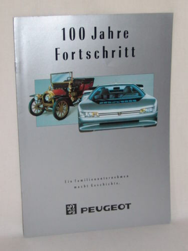 Auto prospekt katalog peugeot - prospekt,