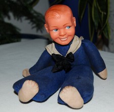 Matrose Seemann Maritime alte Matrosenpuppe 50er Jahre Sailor Doll Rockabilly