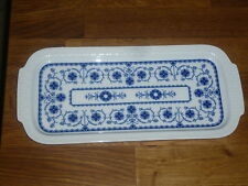  Königskuchenplatte  34,5 / 16 Schumann Arzberg   ECHT COBALT STROHBLUME - BLAU 