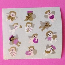 Stickeralbum Sticker Vintage 90er Jahre Papier Kromekote Mini Engel