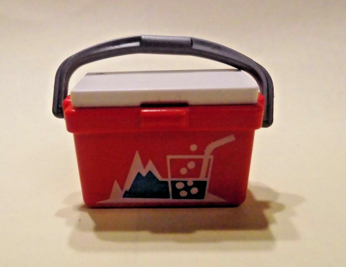 Playmobil rote kühlbox aus - playmobil,