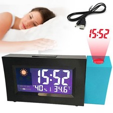 Projektion Digitaler Wecker