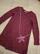 Kleid Sweatkleid 152 Sterne Mädchen Happy Girls