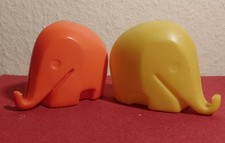 Vintage  -  2 Luigi Colani Elefanten Spardosen -  von der  Dresdner Bank
