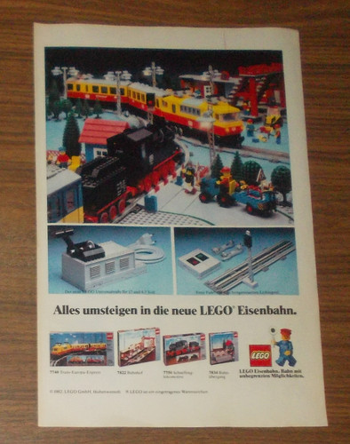 Seltene werbung lego trains - seltene,