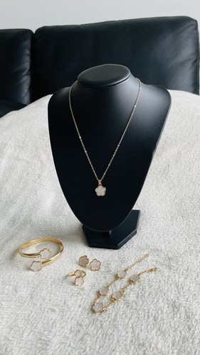 Goldfarbenes metall schmuckset - goldfarbenes, metall-schmuckset