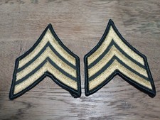 Army Rangabzeichen Staff Sergeant Stoff für die Green Dress Uniform neuwertig!