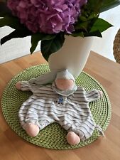 ?Schmusetuch Kuscheltuch Käthe Kruse Gugguli blau weiß gestreift ? selten