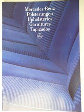 Mercedes Benz Katalog Händlerstempel Polsterungen 7/85 FT-553