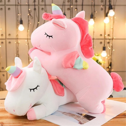 Weiches einhorn plüschtier - weiches,