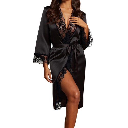 Bademantel damen satin - bademantel,
