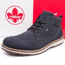 Rieker Herrenschuhe Winterstiefel Gefüttert Gr. 44 Dunkelblau 38419-16 RiekerTEX