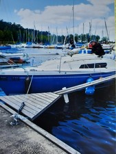 Segelboot Sunbeam 23, Kajütboot mit Hubdach u. Kielschwert, Bj. 1980, dunkelblau