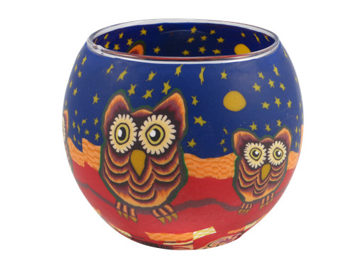 Leuchtglas 109515 eule - leuchtglas, nr.
