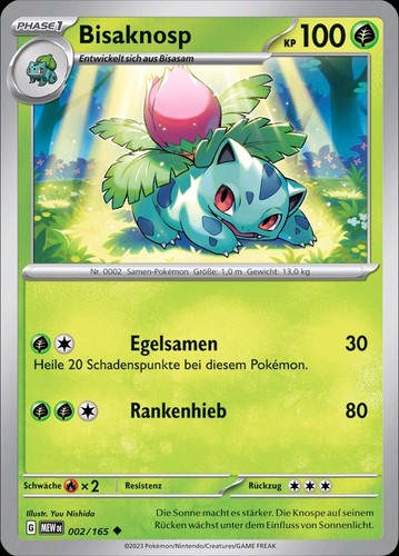 Pokemon karten 151 bisaknosp - karten,