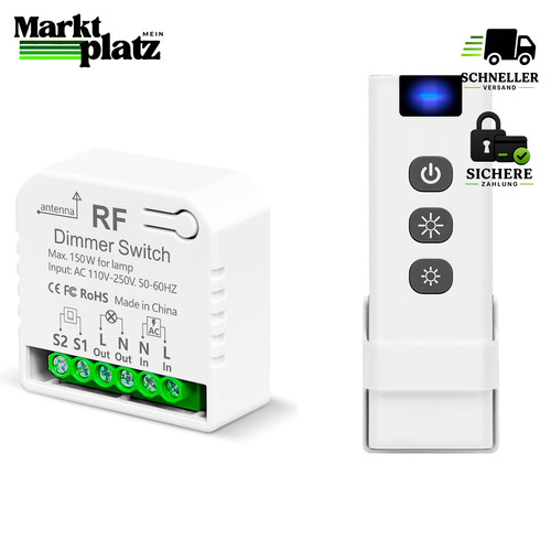 Dimmer funk lichtschalter mit - funk,
