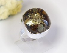 Bernstein Ring Silber 925