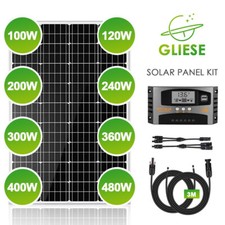 Gliese 100W 200W 300W 400W Solarpanel 12V Solarmodul Inselanlage Wohnmobil Boot