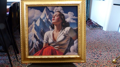Gemälde art deco - art, „evosion