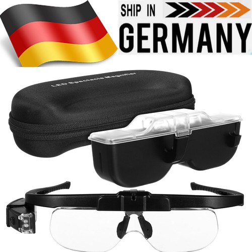 Lupenbrille mit 2led - lupenbrille,