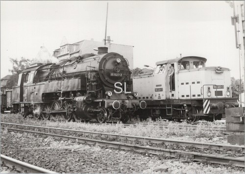 Foto ddr eisenbahn dampflok - foto,, ddr,