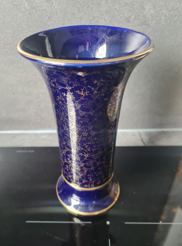 Alte vase kobaltblau - vase, mit