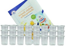 24 Weck Gläser Glas 160 ml