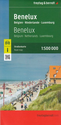 Benelux straßenkarte 500000 - benelux,
