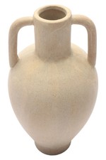 FERM LIVING Vase Gips Beige 12cm Skandinavisch Modern Doppelhenkel