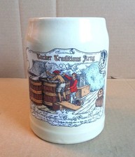 Bierkrug Steingut 0,5 l, Tucher Brauerei Nürnberg  (#04)