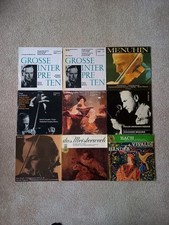 PETROL WHITE STEREO ETERNA  "BEETHOVEN ~ YEHUDI MENUHIN"/ 9 LP'S 