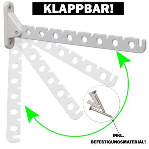 Klapphaken kleiderhaken - klapphaken,