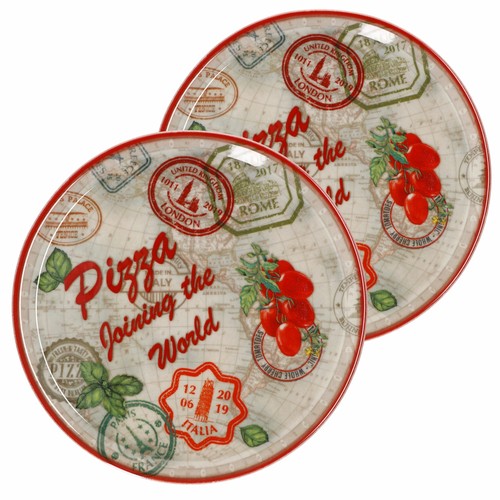 2er set pizzateller rom - 2er,