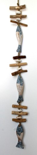 Treibholzkette fische 100 - fische, cm