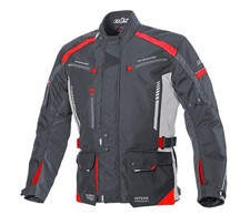 BÜSE Torino II Textiljacke schwarz-rot Gr.L