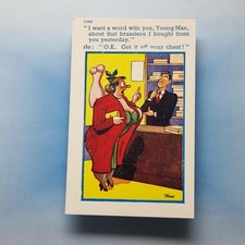 Comic Postkarte um 1960 Fat