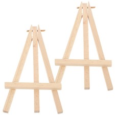  2 Pcs Holzstaffelei Klein Bilderrahmen-Staffelei Holzausstellungen Staffeln