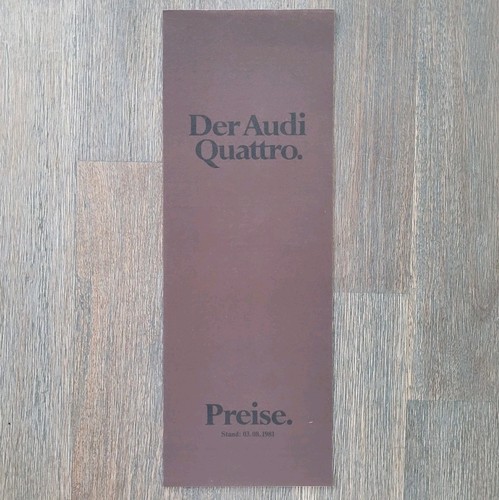 Audi quattro urquattro - audi, quattro/urquattro